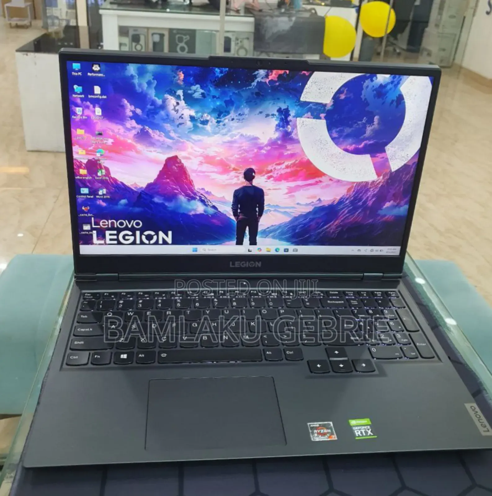 New Laptop Lenovo Legion 5i 128GB AMD Ryzen 7 SSD 512GB