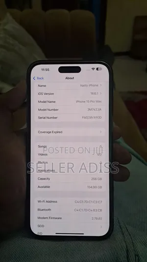 New Apple iPhone 15 Pro Max 256 GB Silver