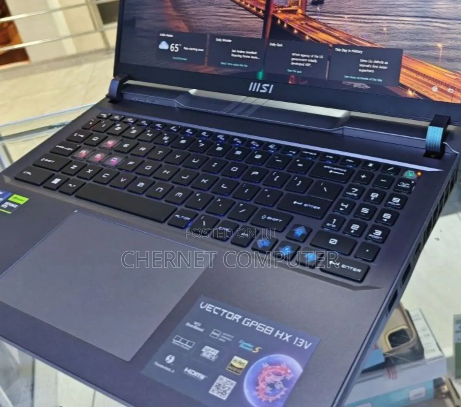 New Laptop MSI 16GB Intel Core I9 SSD 1T