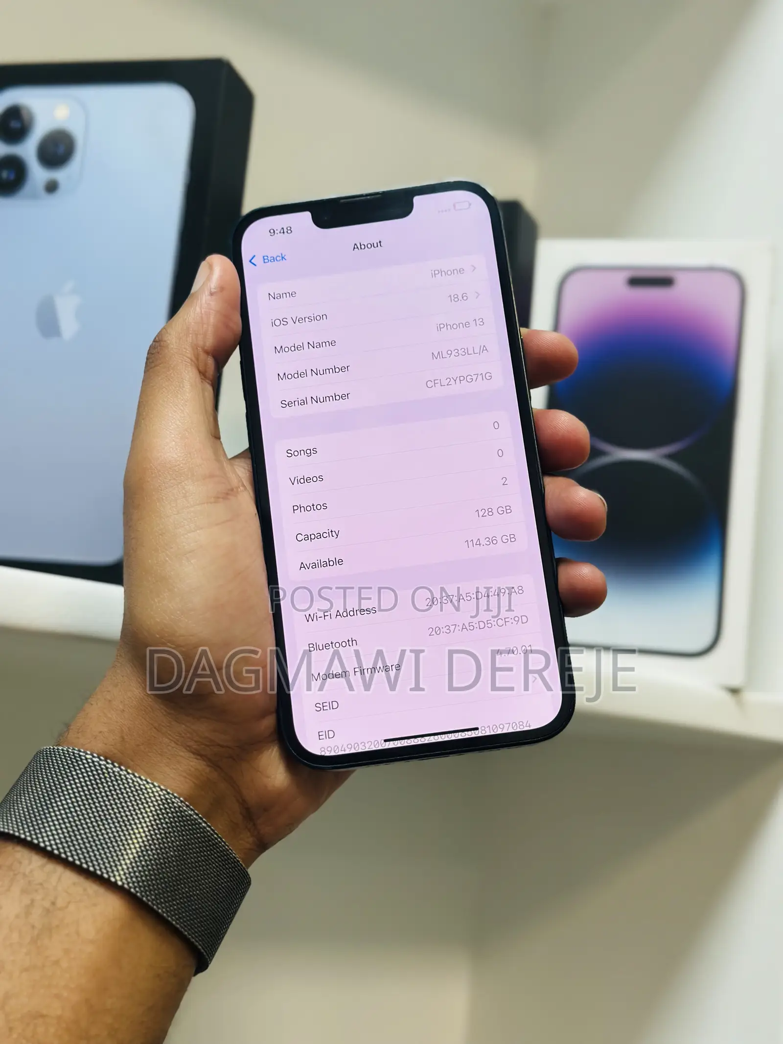 New Apple iPhone 13 128 GB Black