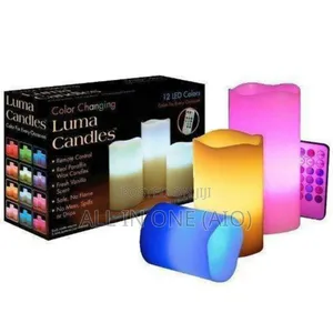 Color Changing Set of 3 Luma Candles