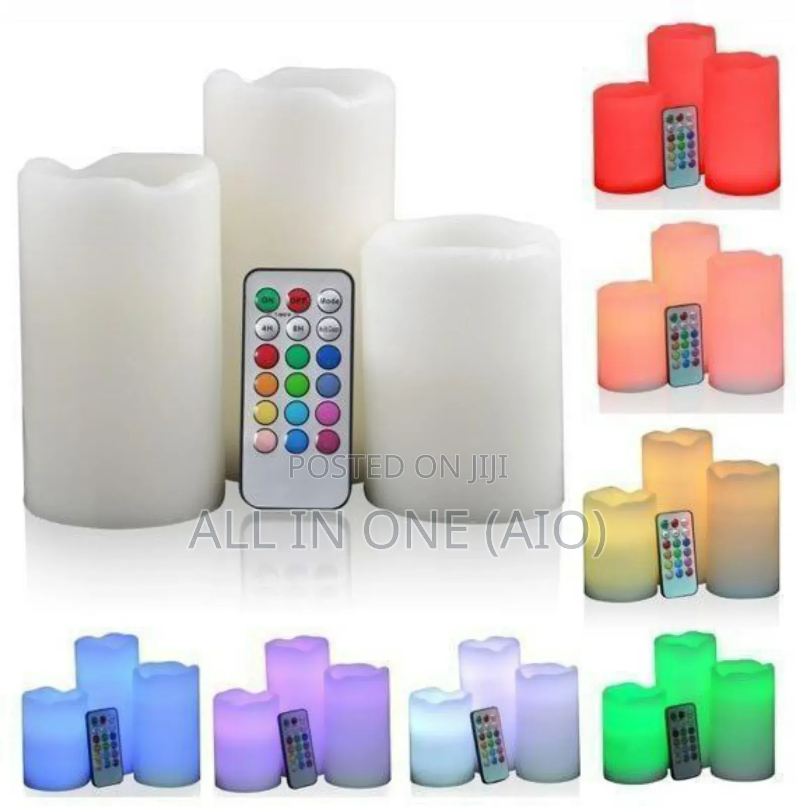 Color Changing Set of 3 Luma Candles