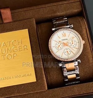 Photo - Fossil Stylish Chronograph Chain Watch for Women's