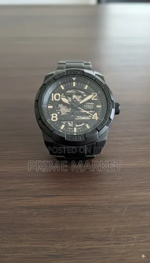 Photo - Fossil Bronson Automatic Black Steel Strap Watch for Men's