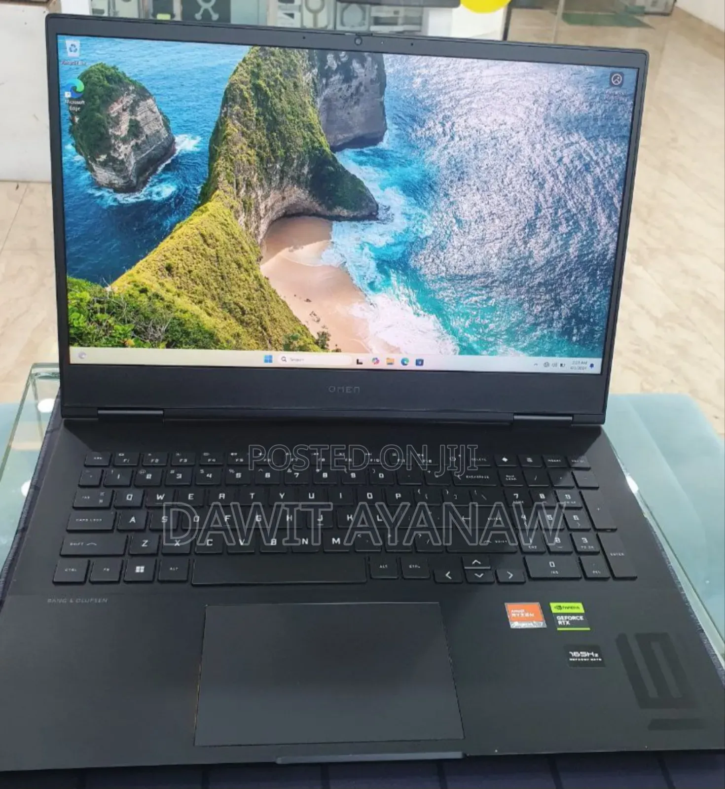 New Laptop HP Omen 16 16GB AMD Ryzen 7 SSD 1T