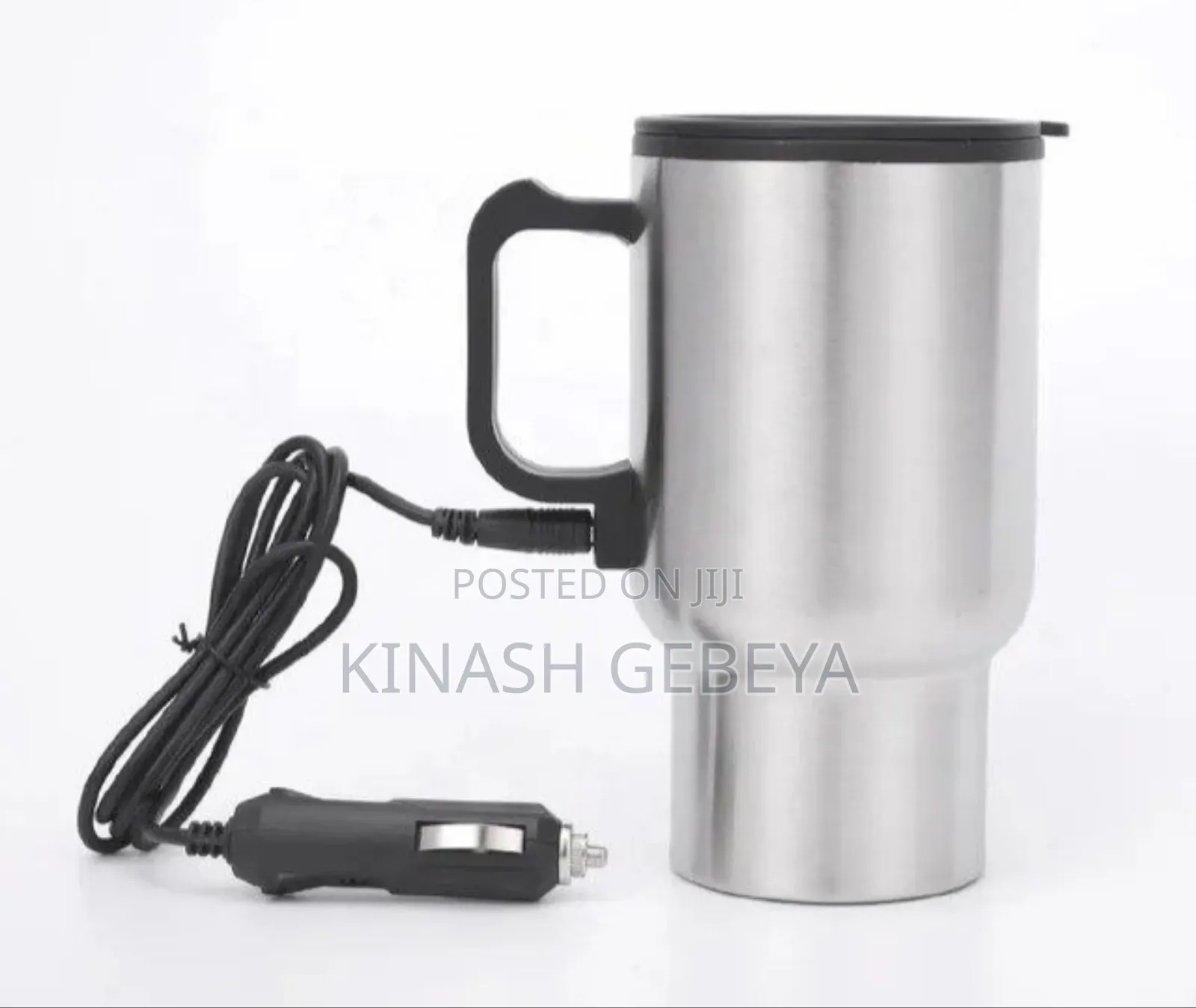 Heated Electric Car Travel Mug(የመኪና ውስጥ ውሀ ማፊያ)