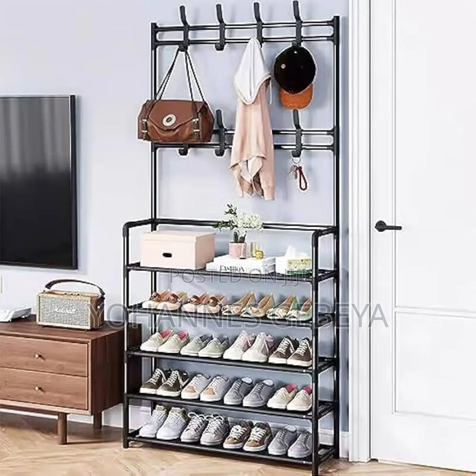 New Simple Floor Clothes Rack