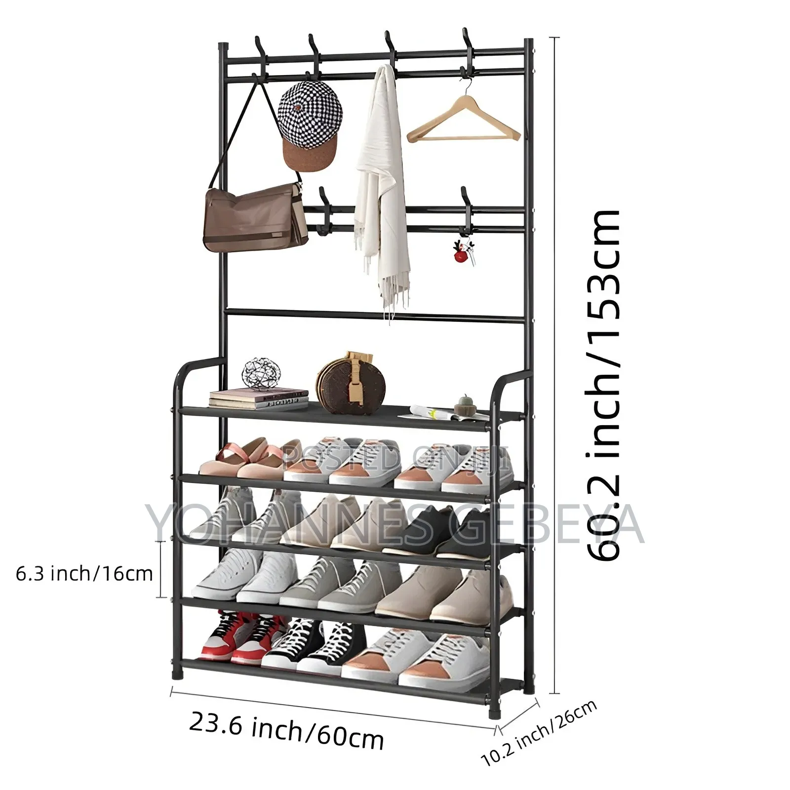 New Simple Floor Clothes Rack