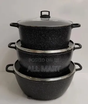 Photo - Momoc Marble Coated Granite Casserole Coockware Set