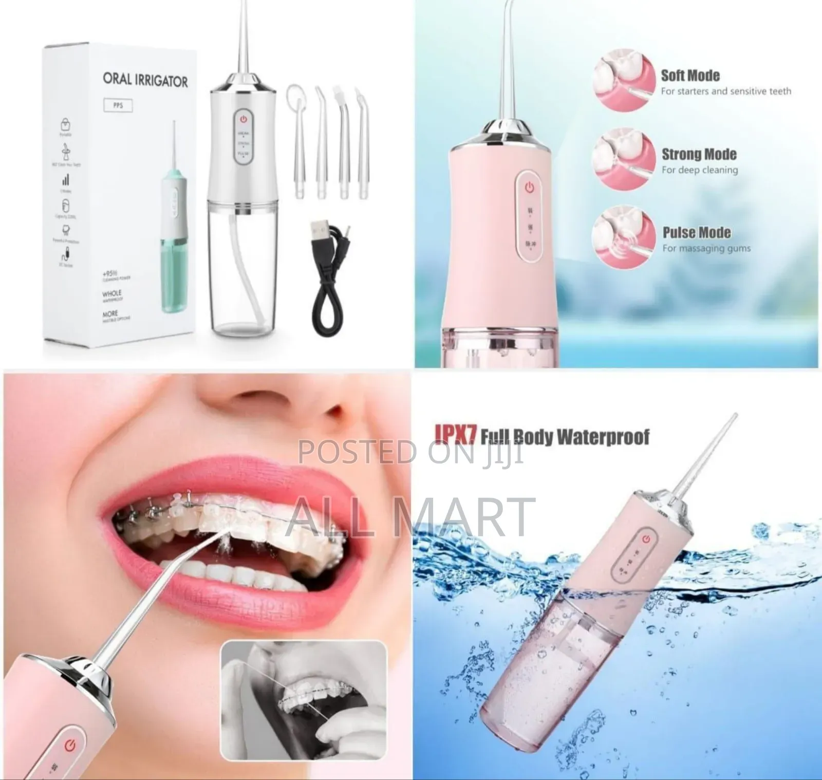 4 in 1 Rechargeable Portable Water Flosser