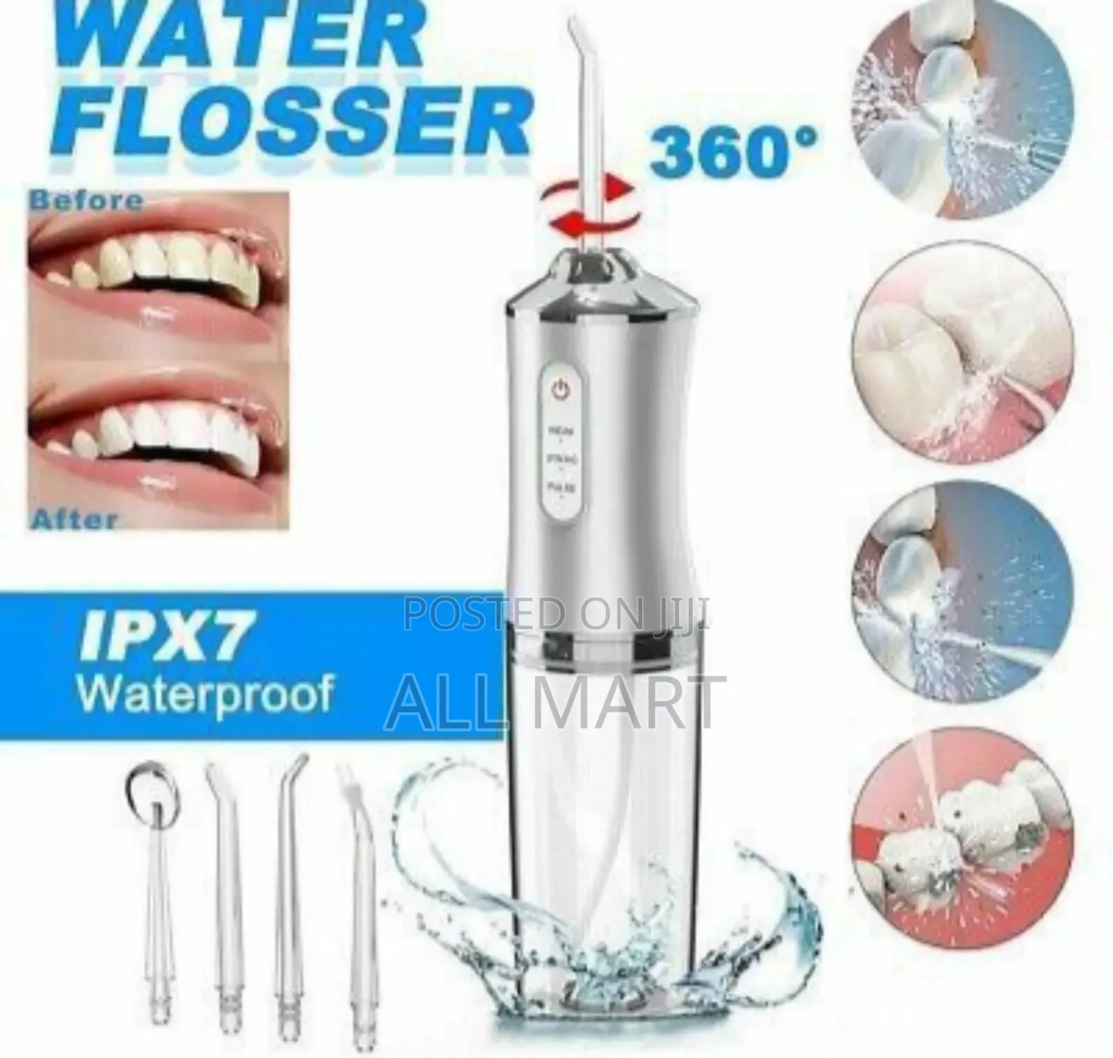 4 in 1 Rechargeable Portable Water Flosser