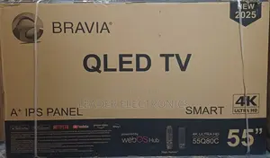 Bravia Tv 55" Smart Android Tv Qled Uhd Frameless Design New 2025