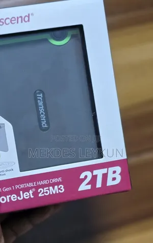 External Hard Disk Drive Brand: Transcend Type: External