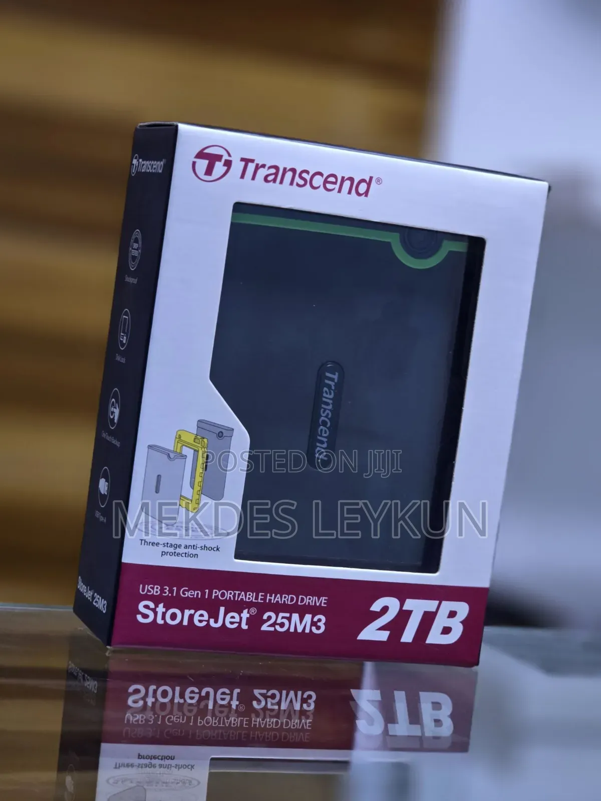 External Hard Disk Drive Brand: Transcend Type: External