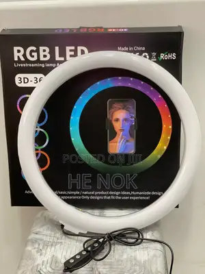 Photo - 14 Inch Ring Light Rgb Led 3d-36