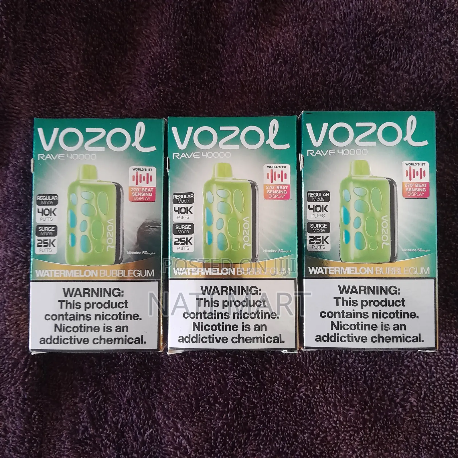 Vozol 40,000 Puff Watermelon Bubble Gum