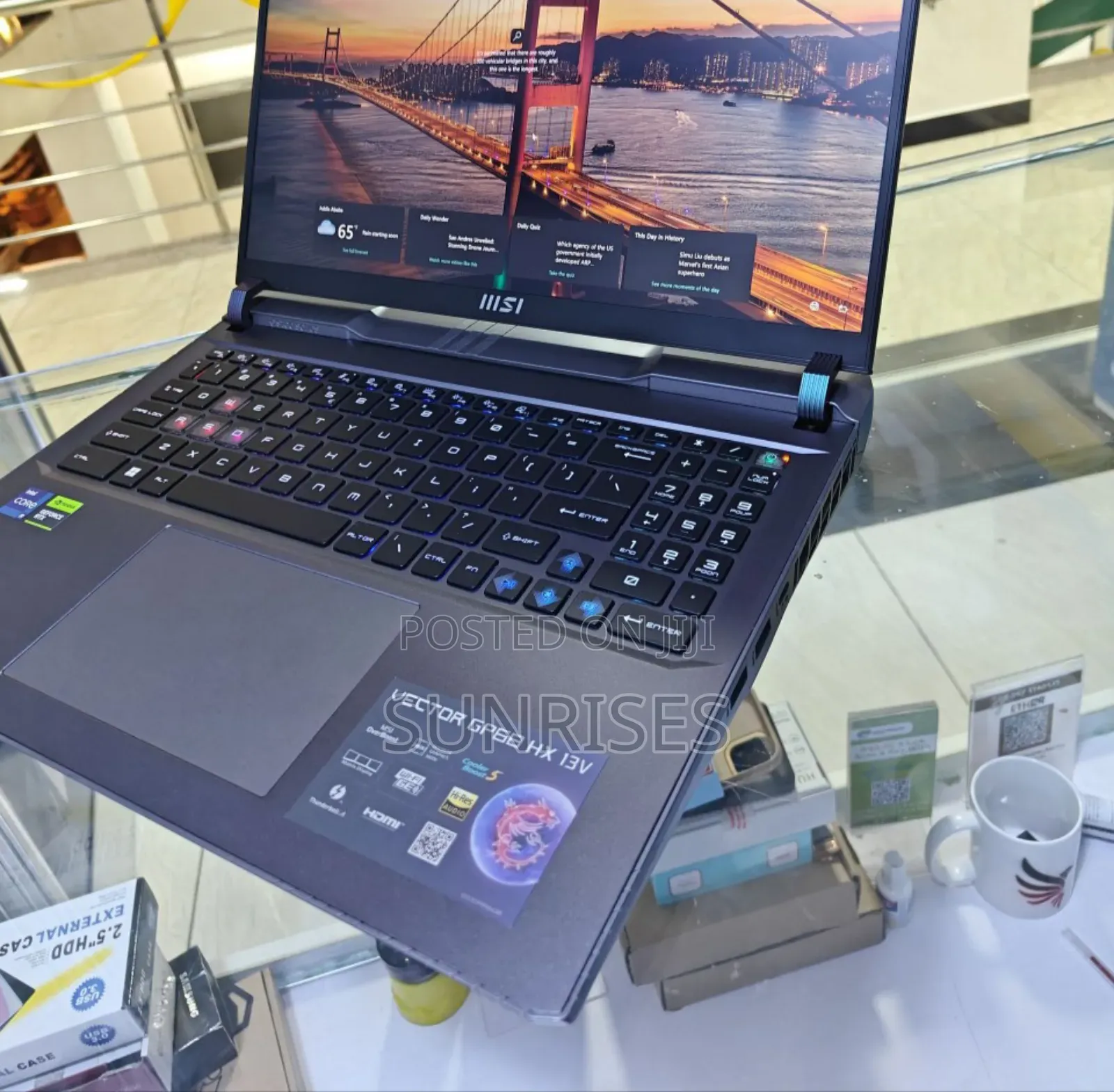 New Laptop MSI Vector GP68 HX 13V 16GB Intel Core I9 SSD 1T