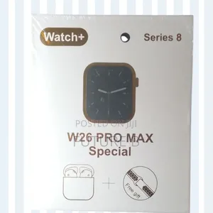 Brand New W26 Pro Max Smart Watch: Smart Features, Sleek Design.