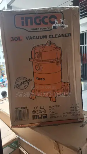 Ingco Vacuum Cleaner 30l Dry and Wet ለደረቅ እና እርጥብ ቆሻሻ