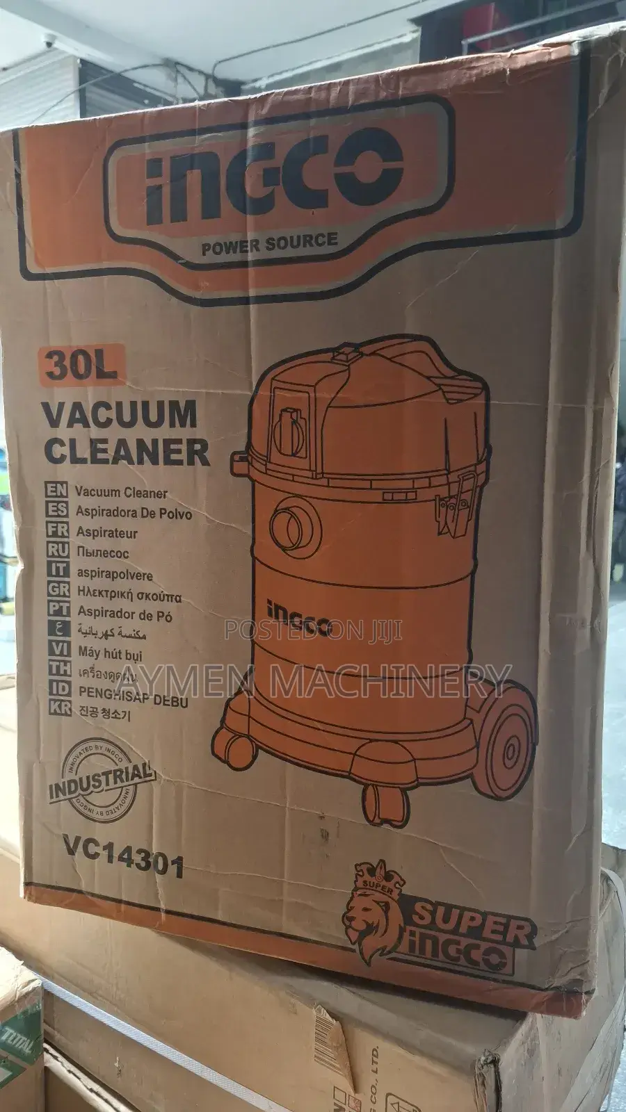 Ingco Vacuum Cleaner 30l Dry and Wet ለደረቅ እና እርጥብ ቆሻሻ