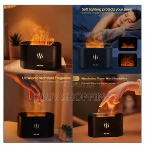 Photo - Electric Aroma Flame Diffuser - ለቤት መልካም መዓዛ