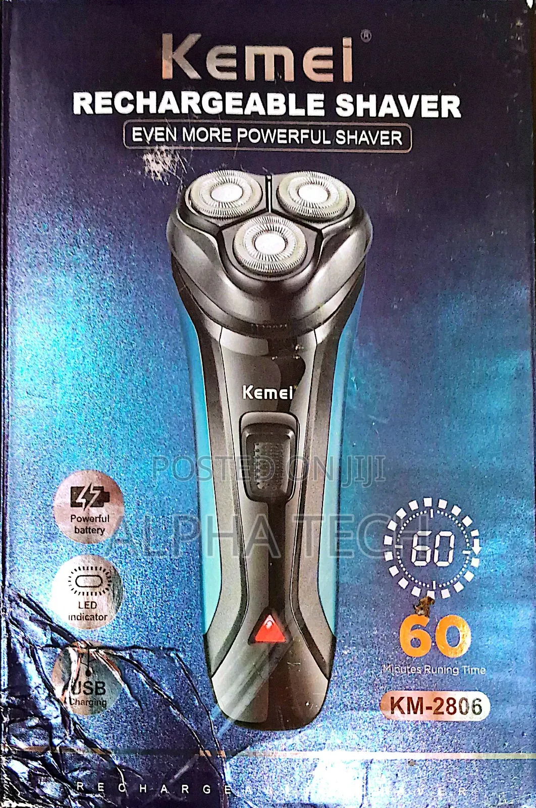 Kemei Rechargeable Shaver (Km-2806)