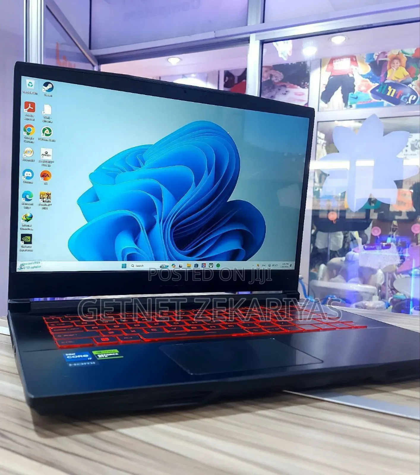 New Laptop MSI Katana GF66 16GB Intel Core I7 SSD 1T