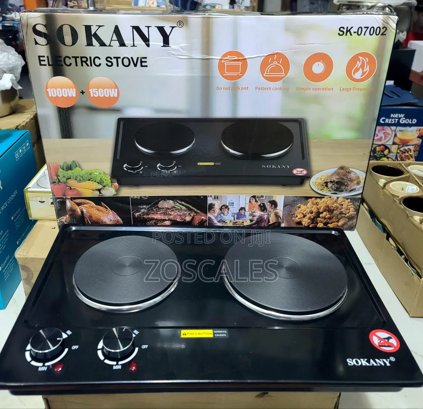 Sokany Double Hot Plate