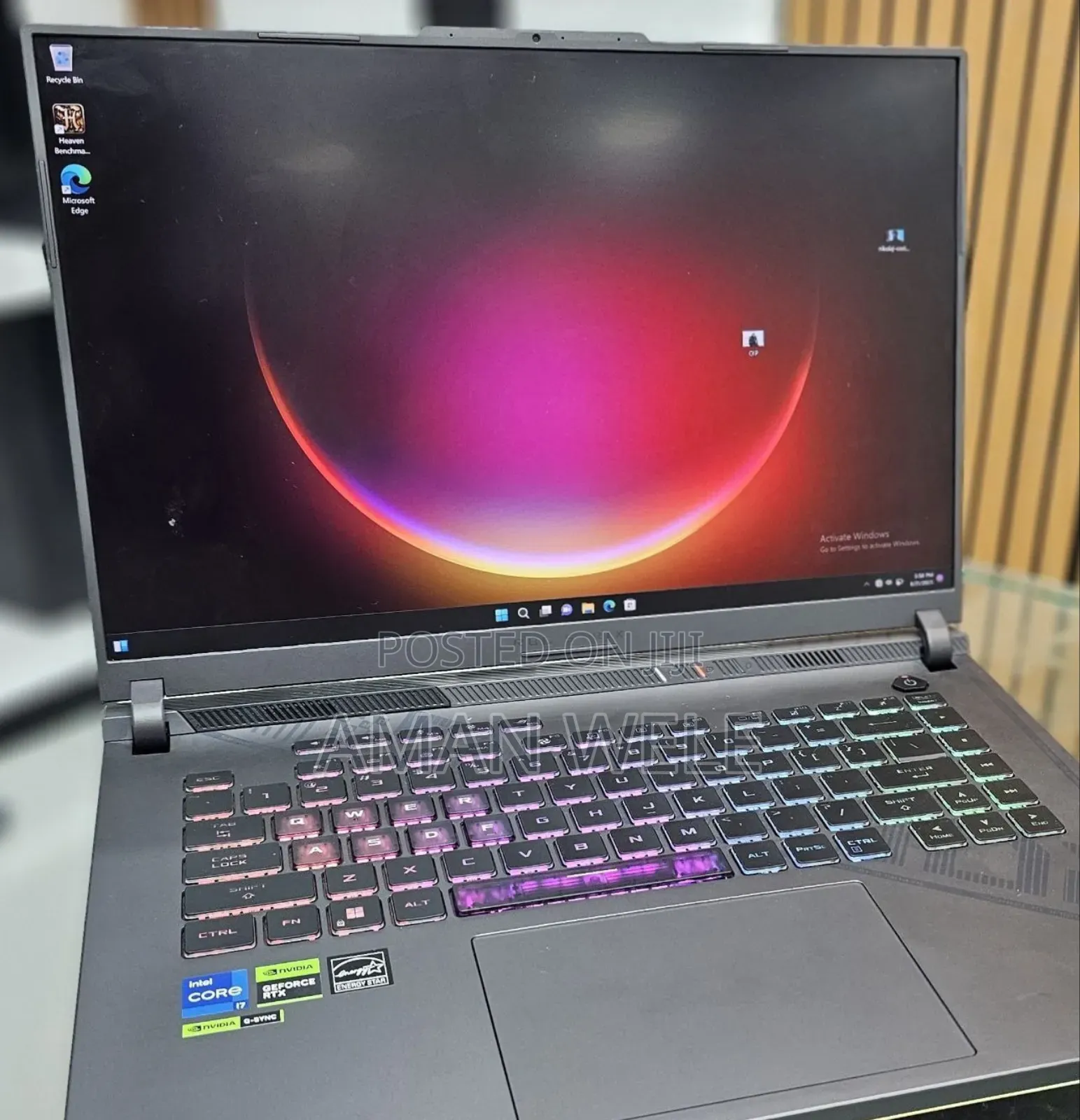 New Laptop Asus ROG Strix G16 G614 16GB Intel Core I7 SSD 512GB