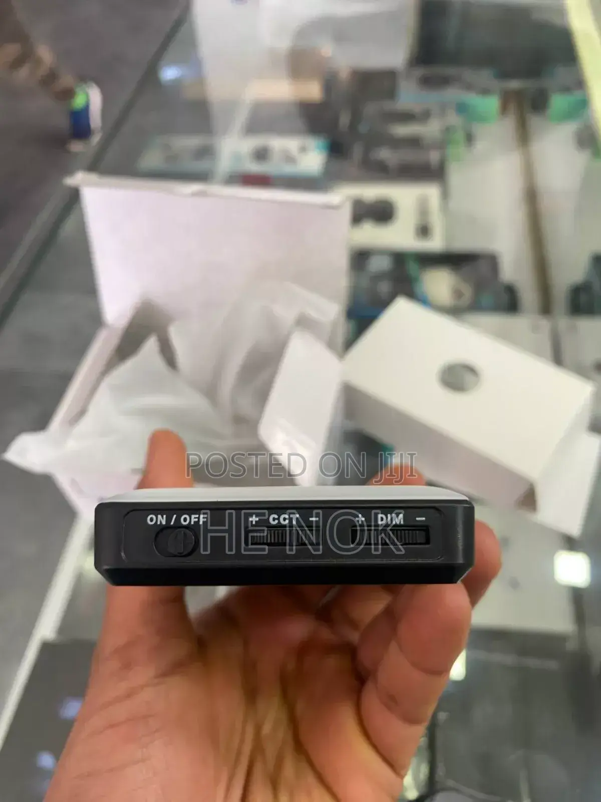 M12 Led Tricolor Photography Video Light Reachable Square Phone Clip