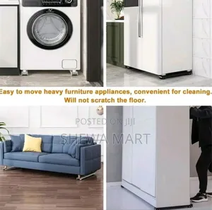 Adjustable Mobile Base for Washing Machines - Furniture Dolly With