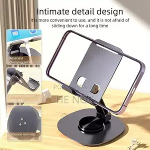 Mobile Phone Holder Stand Rotatable Collapsible Telescopic Bracket
