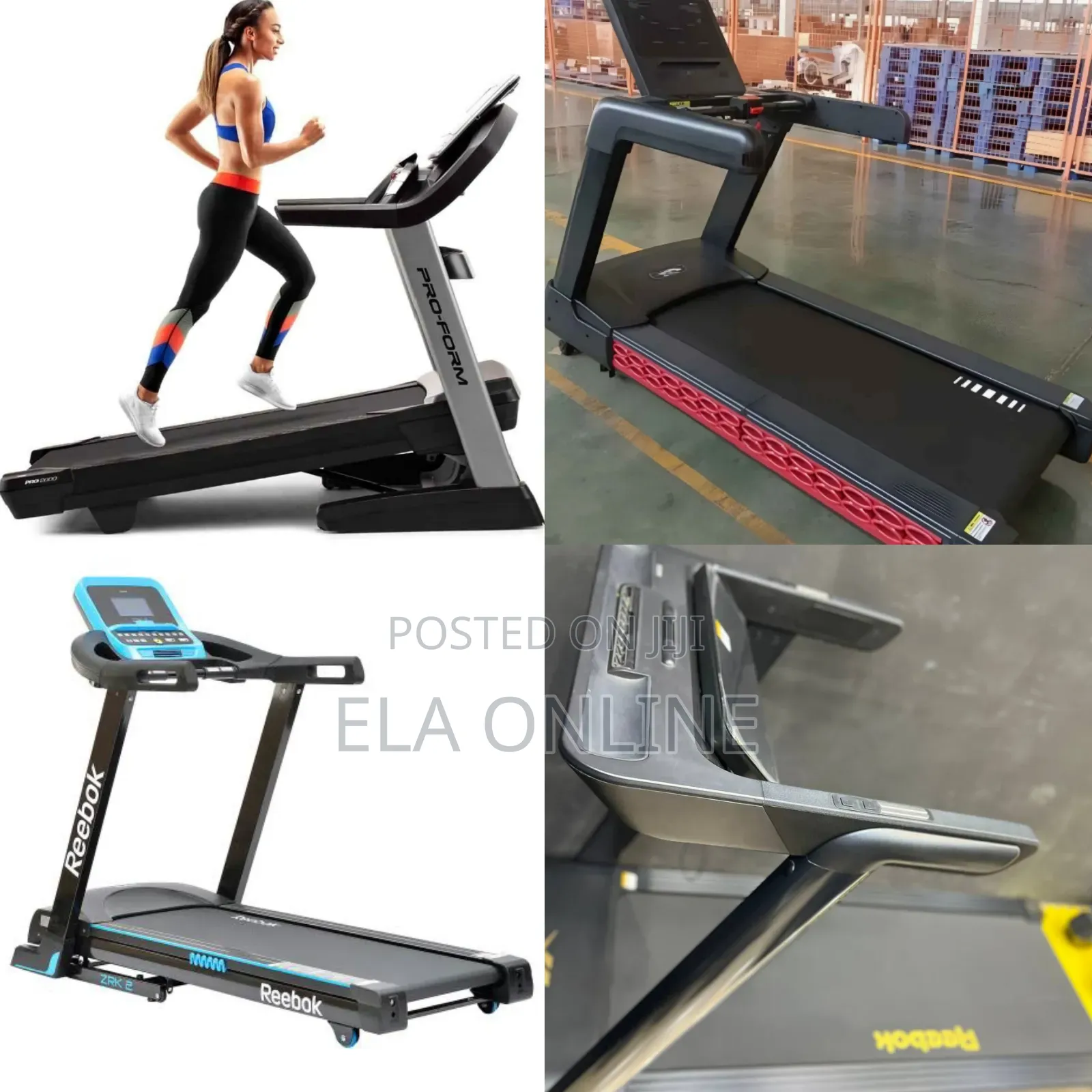 The Latest Tech Home Reebok Jet 300 Series Treadmill (መሮጫ ማሽን ለቤት)