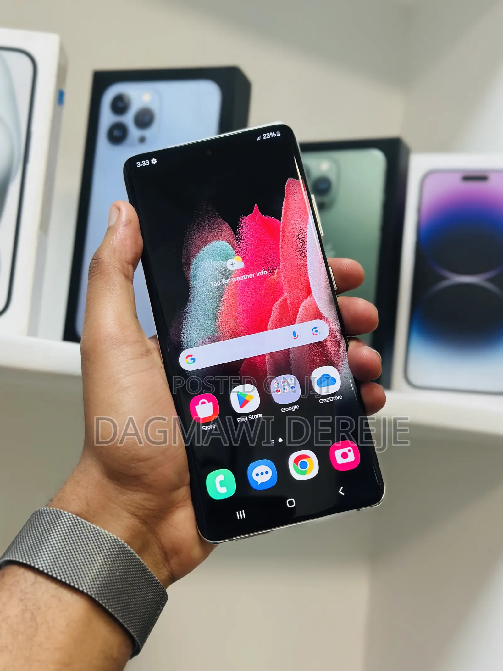 New Samsung Galaxy S21 Ultra 5G 128 GB Silver