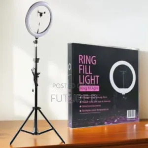 Photo - 10" Led Ring Light: Illuminate Your Beauty.