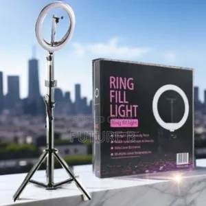 Photo - 10" Led Ring Light: Usb Powered Convenience.