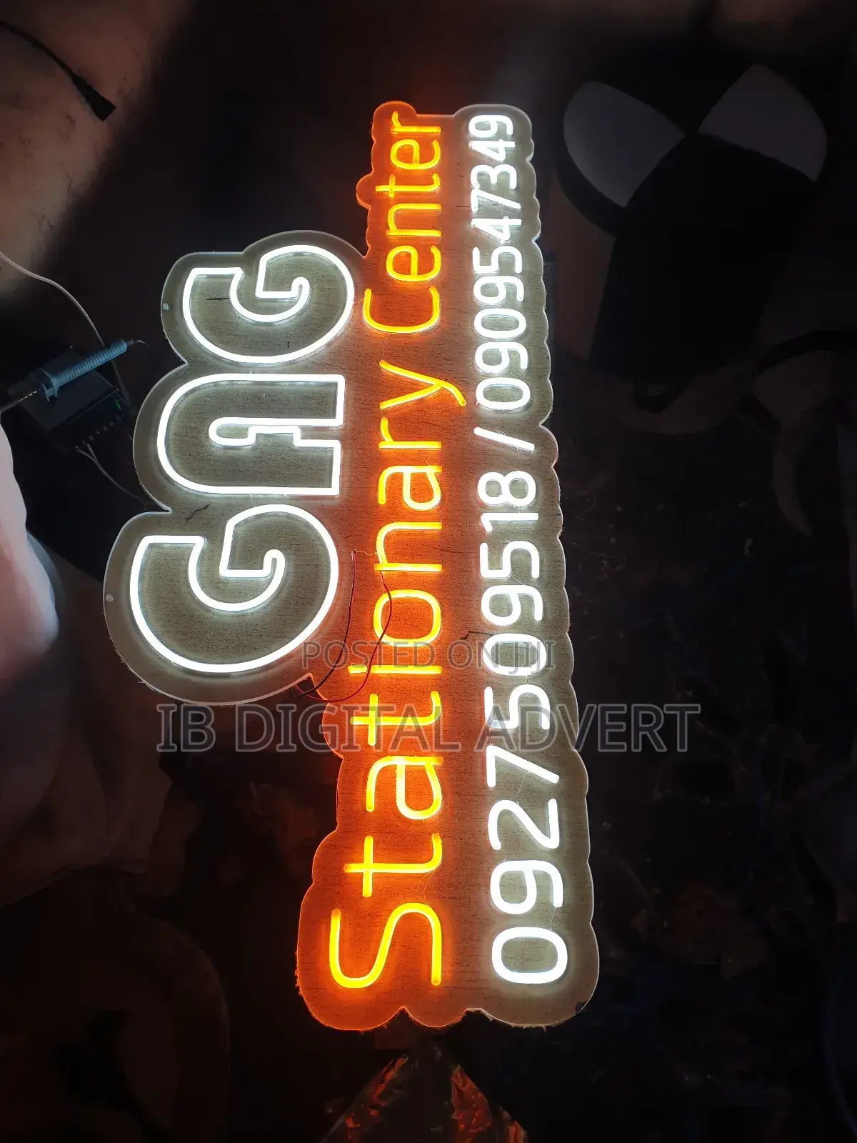 Light Box And Any Digital Advert