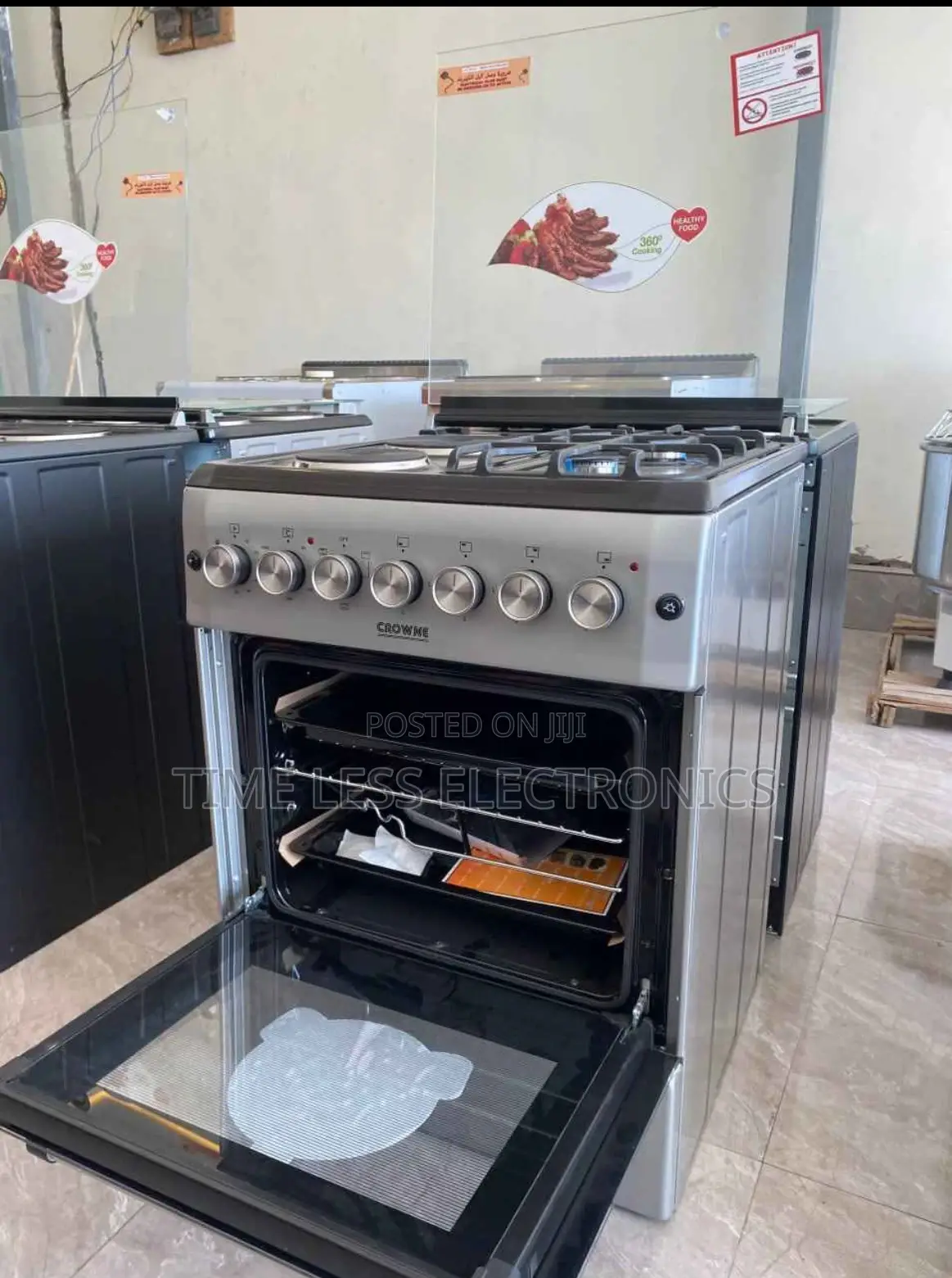Crown 60×60 Oven – Spacious Durable