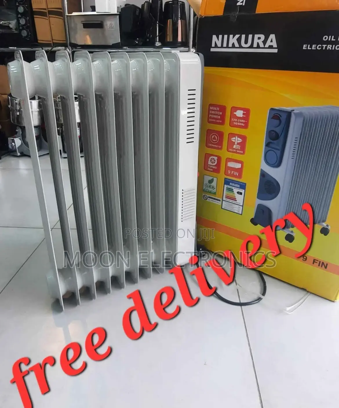 9-Fin Nikura Room Heater – Made in Japan