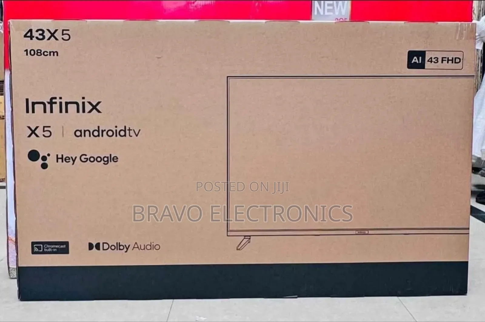 Infinix 43" Frameless Uhd Tv – New Year Discount!