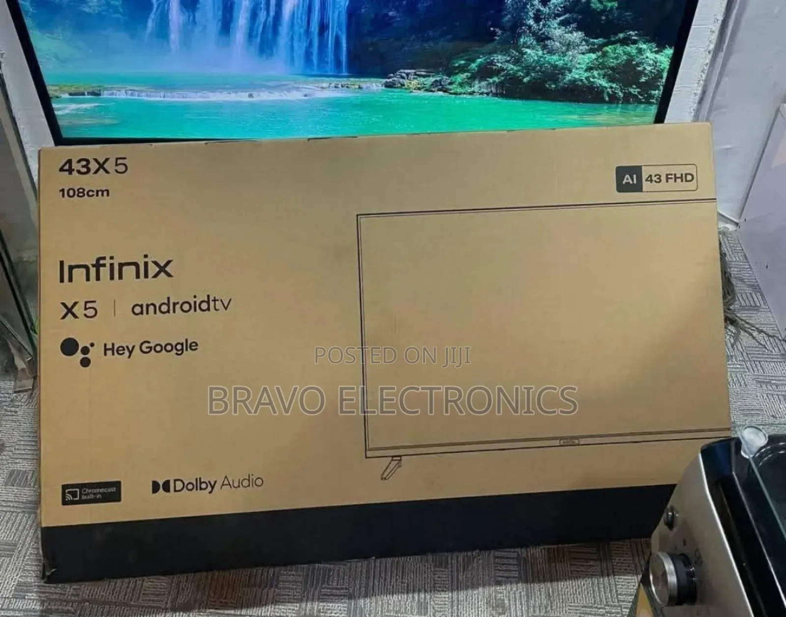 Infinix 43" Frameless Uhd Tv – New Year Discount!
