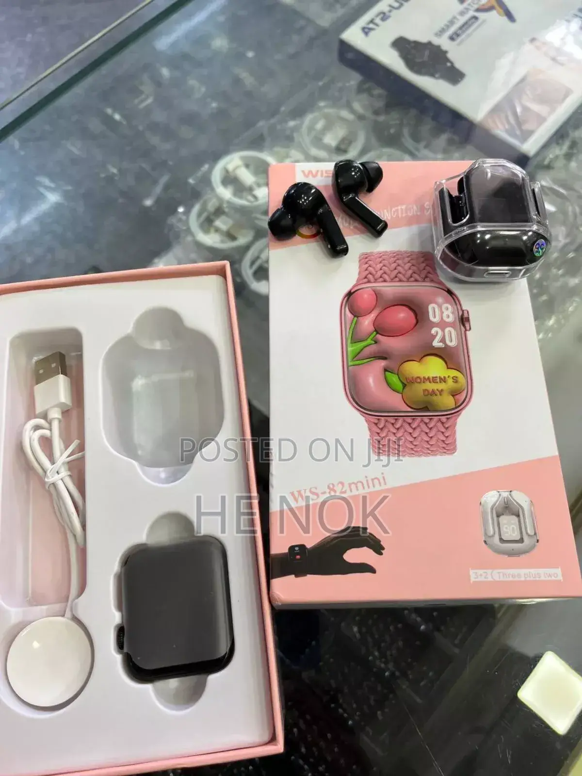 Girl Smart Watch With 2 Airpod Ws-82 Mini