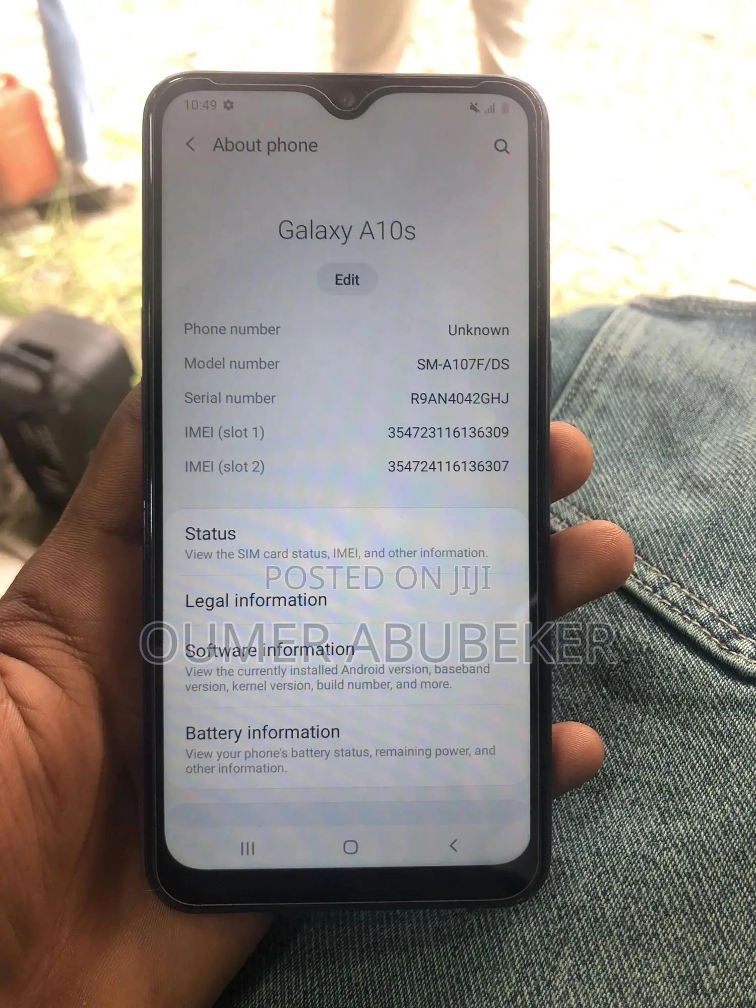 Samsung Galaxy A10s 32 GB Blue