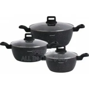Photo - MomcocMarble Coated Granite Casserole Cookware Set