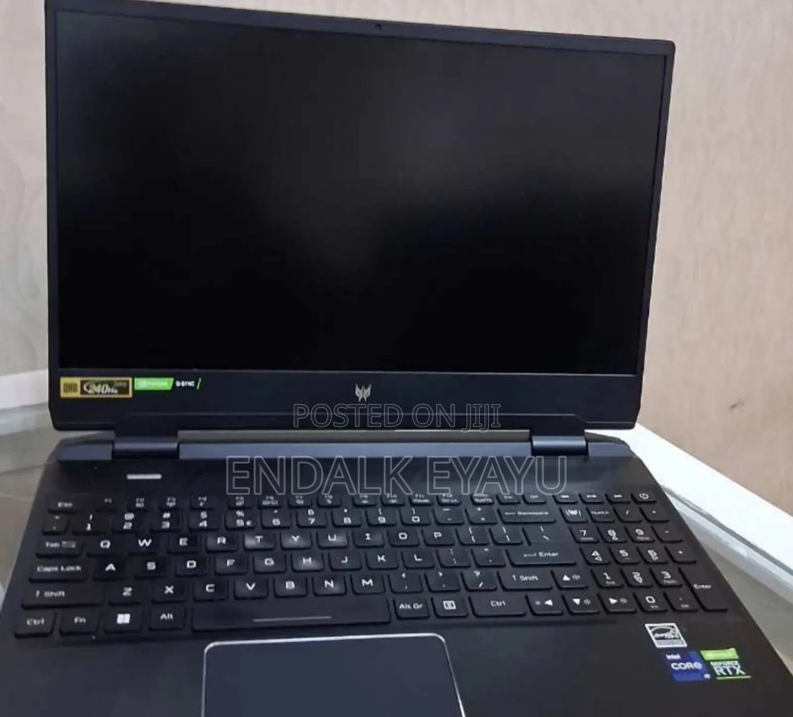 New Laptop Acer Predator 15 16GB Intel Core I9 SSD 512GB