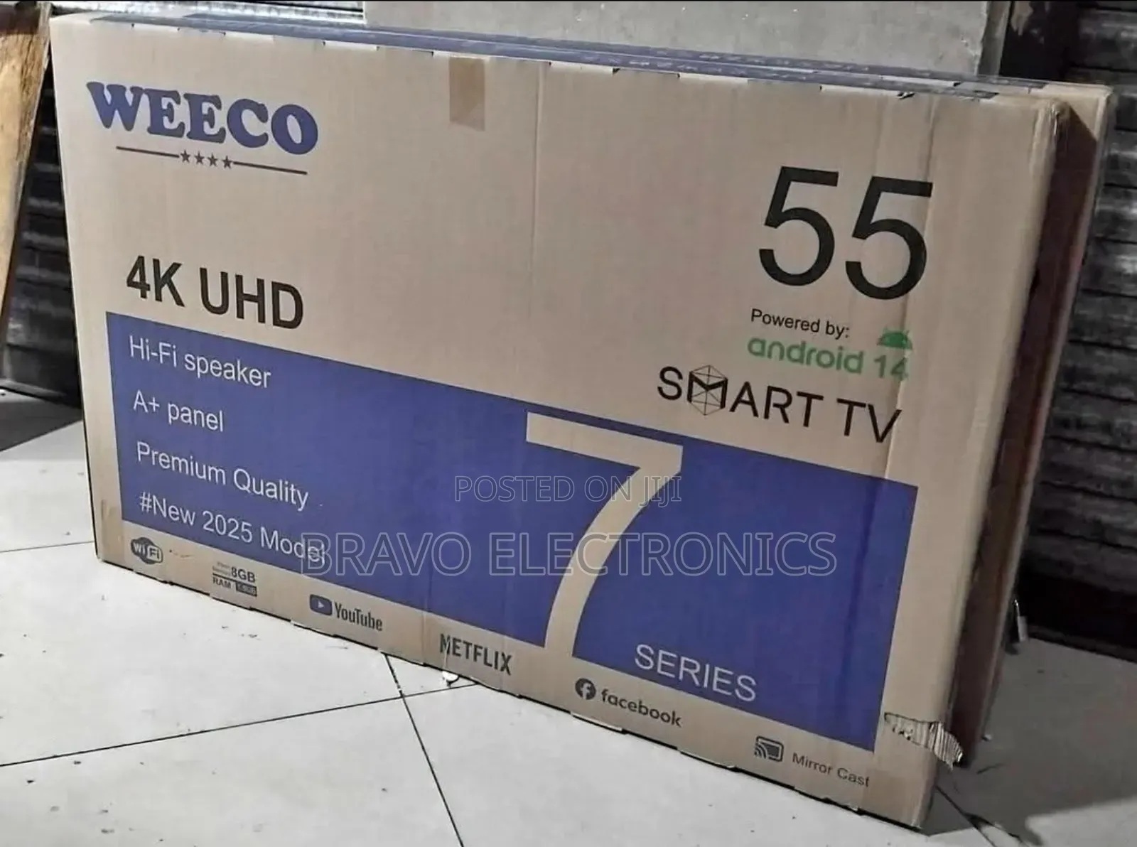 Weeco 55” Android 14 Tv (7 Series) – 2025 New Year Discount