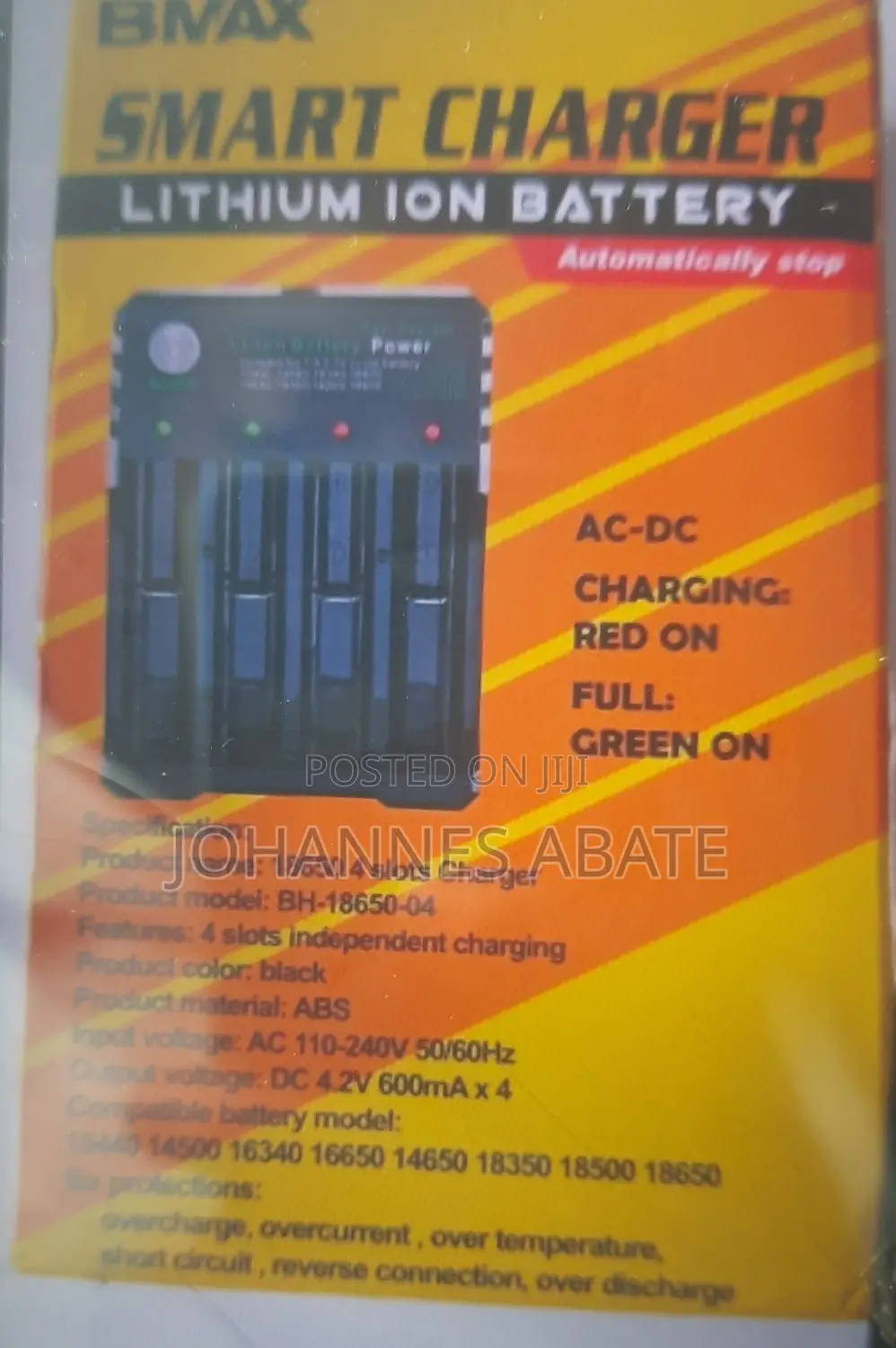4 Slot Battery Charger