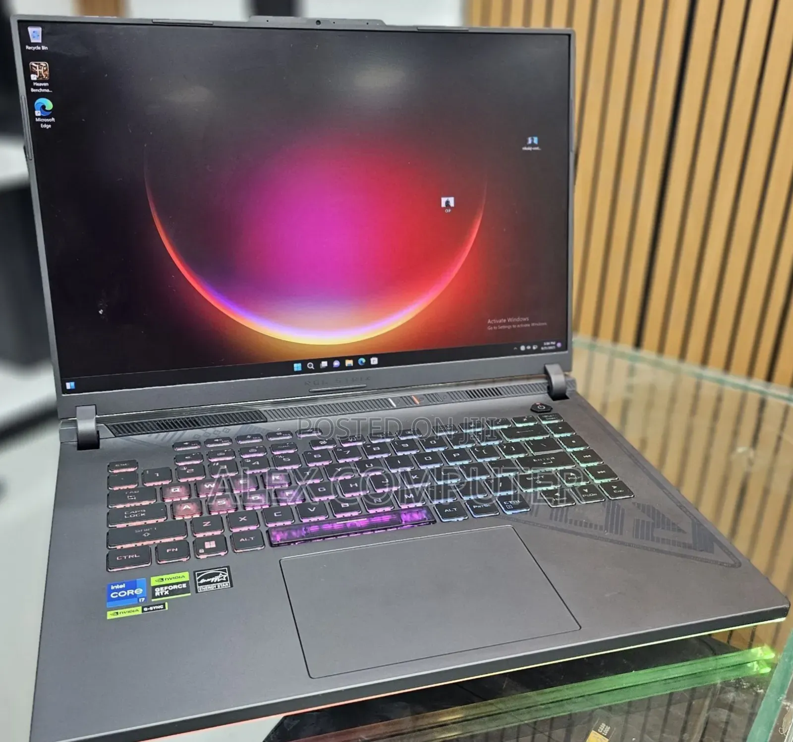 New Laptop Asus ROG Strix G15 16GB Intel Core I7 SSD 512GB