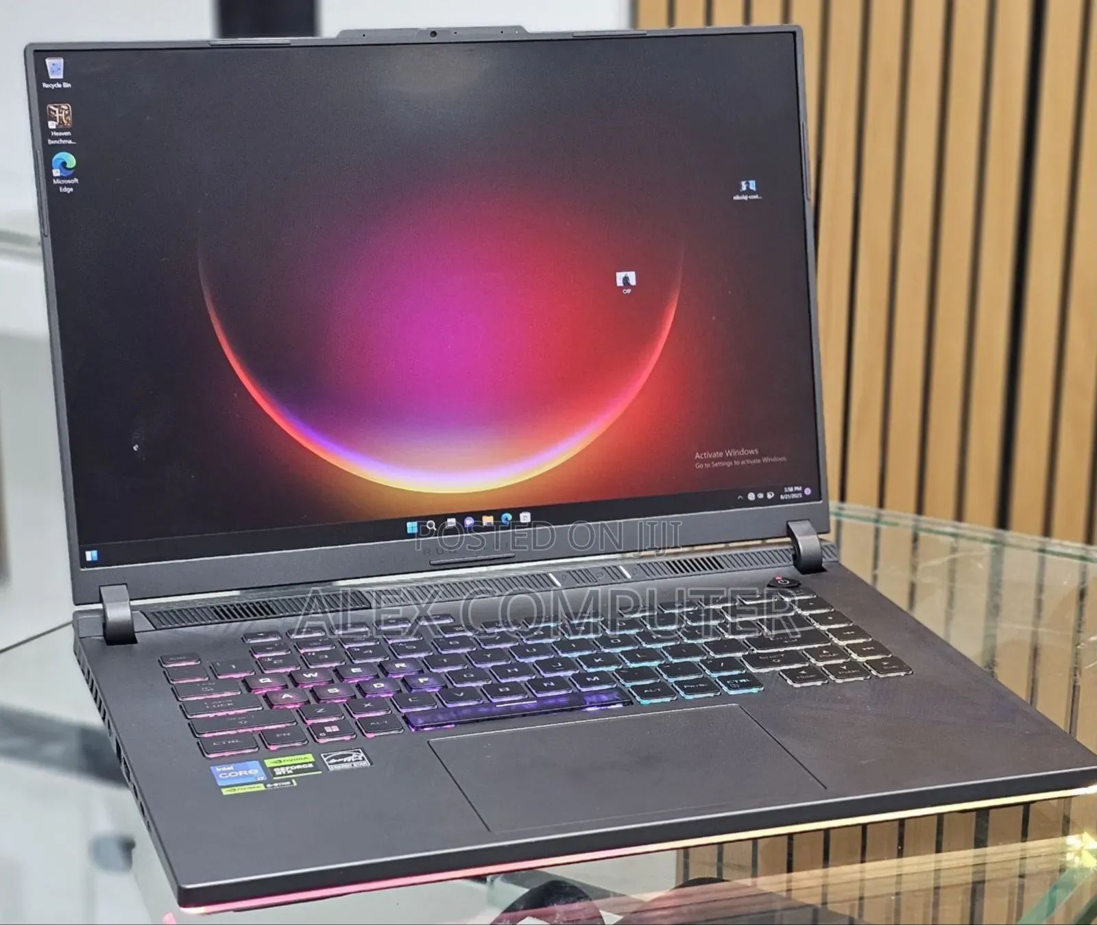 New Laptop Asus ROG Strix G15 16GB Intel Core I7 SSD 512GB