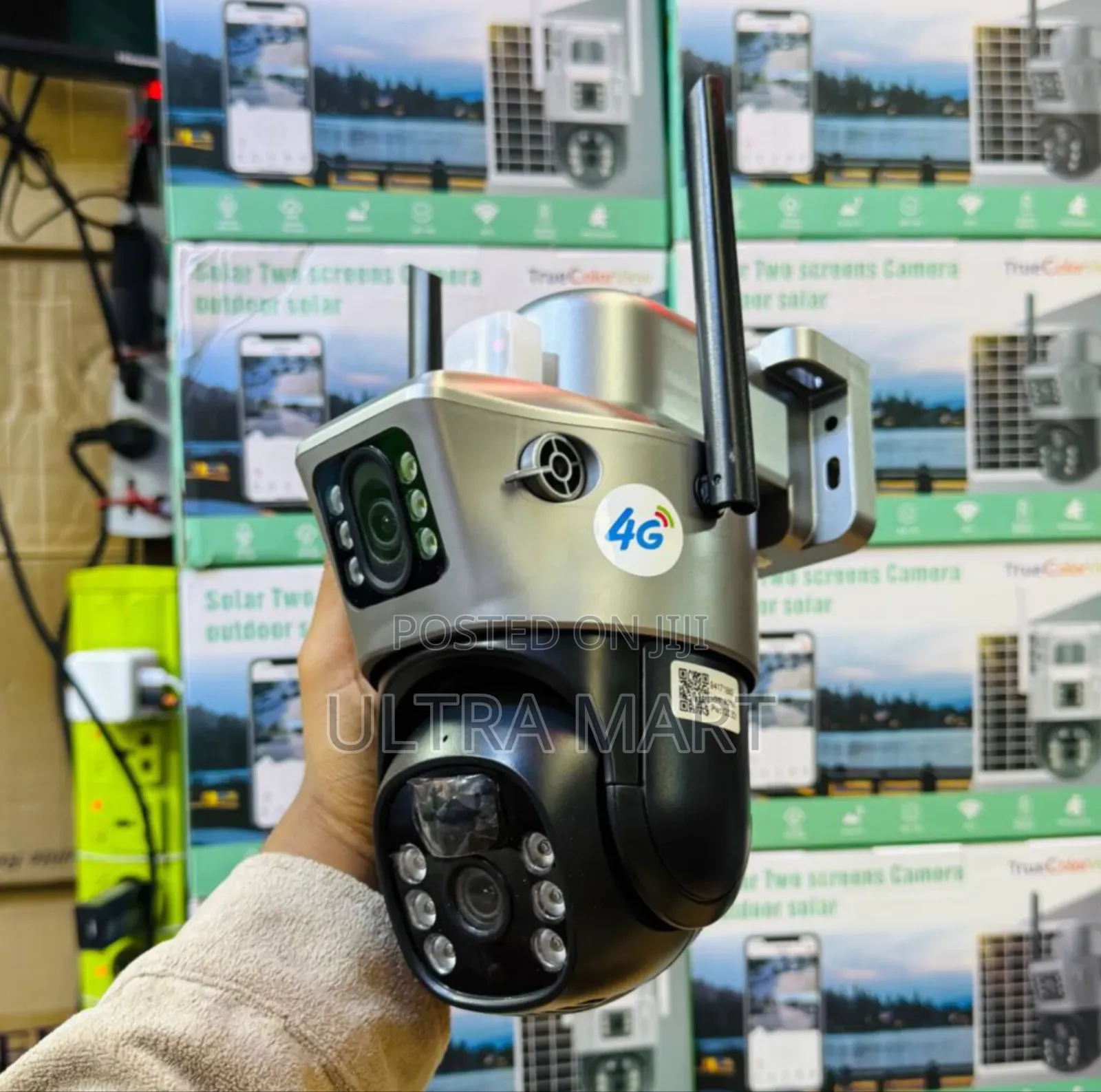 4g Dual Lens With Solar Camera